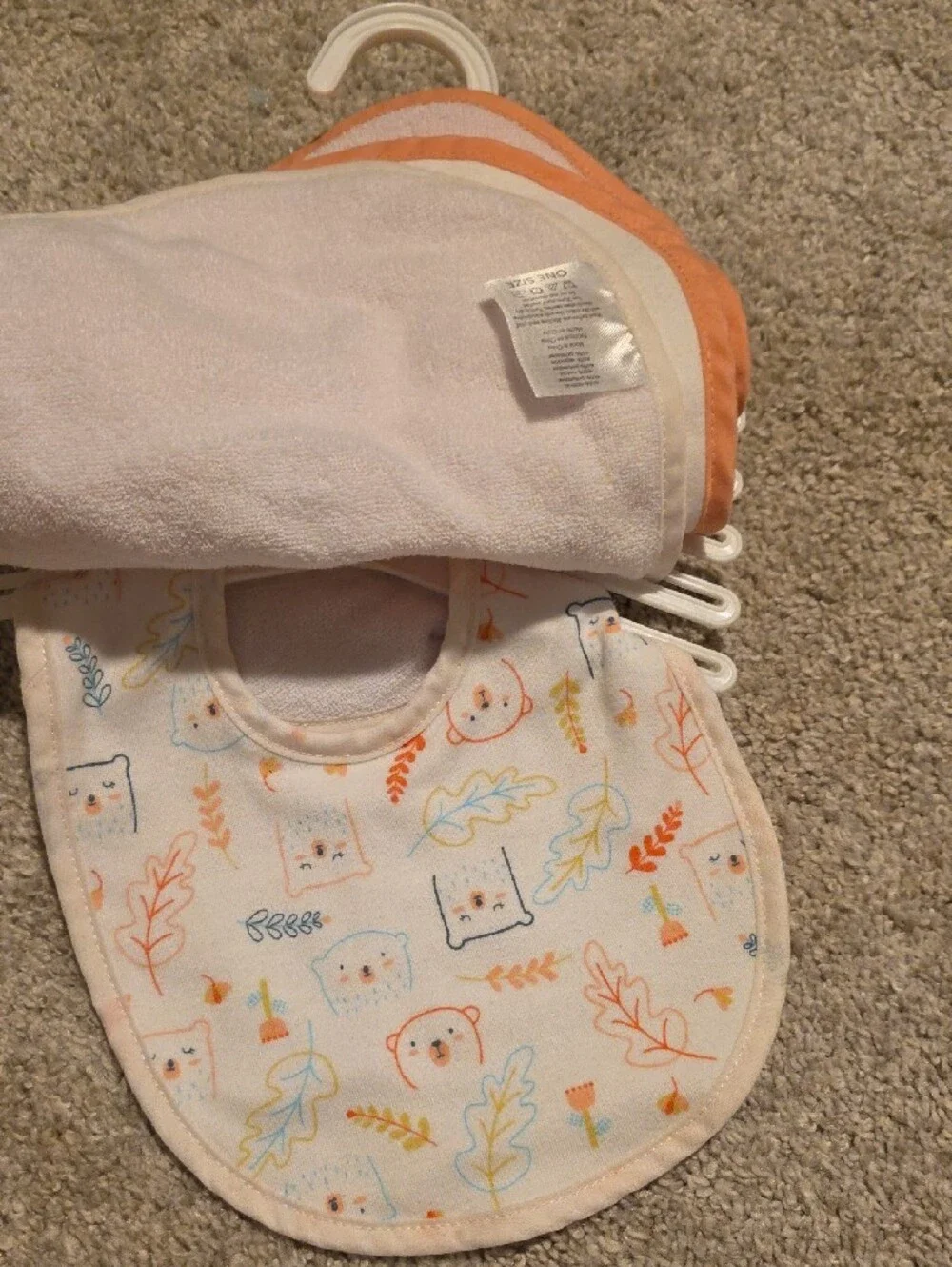 Rene Rofe Pink & Multi Color Baby Bibs - 5 Pack